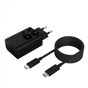 Binnenlader Lenovo ZG38C05739, 68 W, USB-C PD, 1 poort, zwart, netgevoed