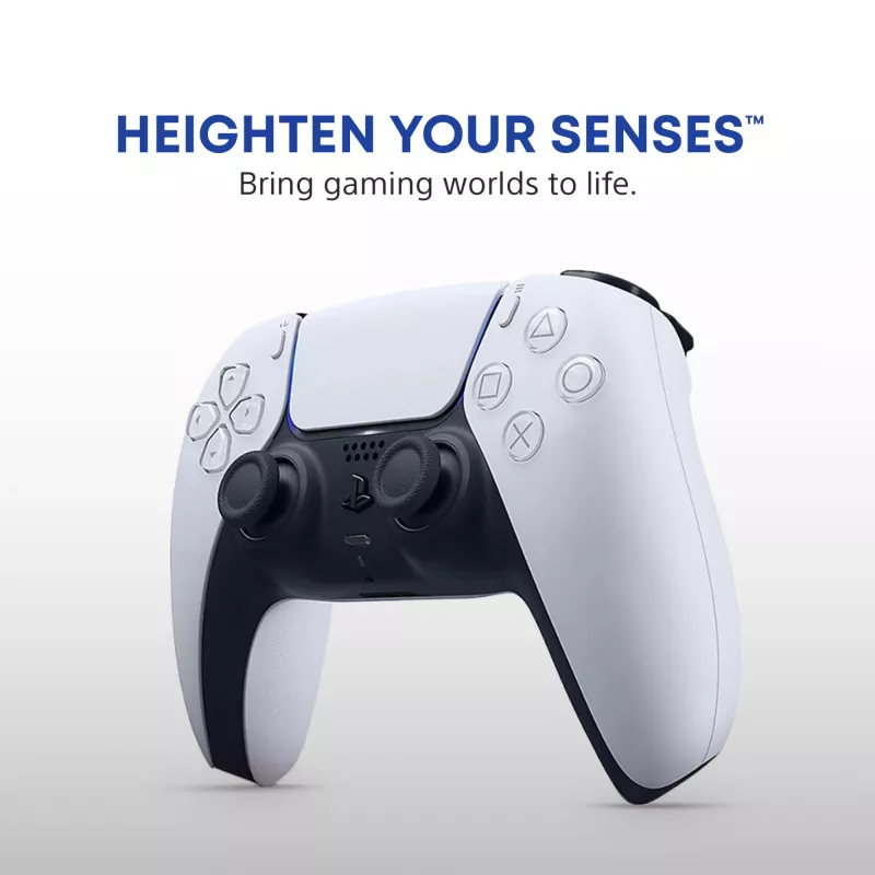Gamepad Sony DualSense Wireless Controller V2 – PlayStation 5, Bluetooth/USB, USB-C, ingebouwde accu, wit