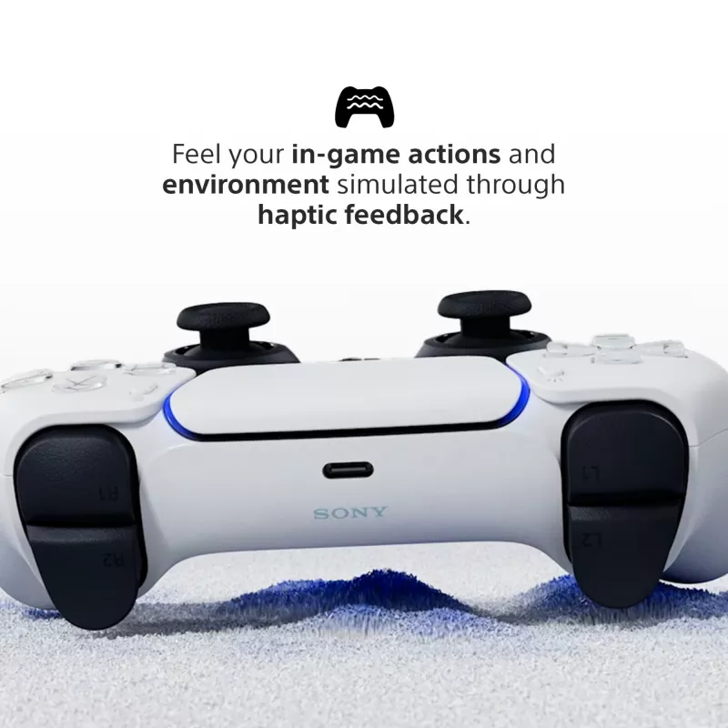 Gamepad Sony DualSense Wireless Controller V2 – PlayStation 5, Bluetooth/USB, USB-C, ingebouwde accu, wit