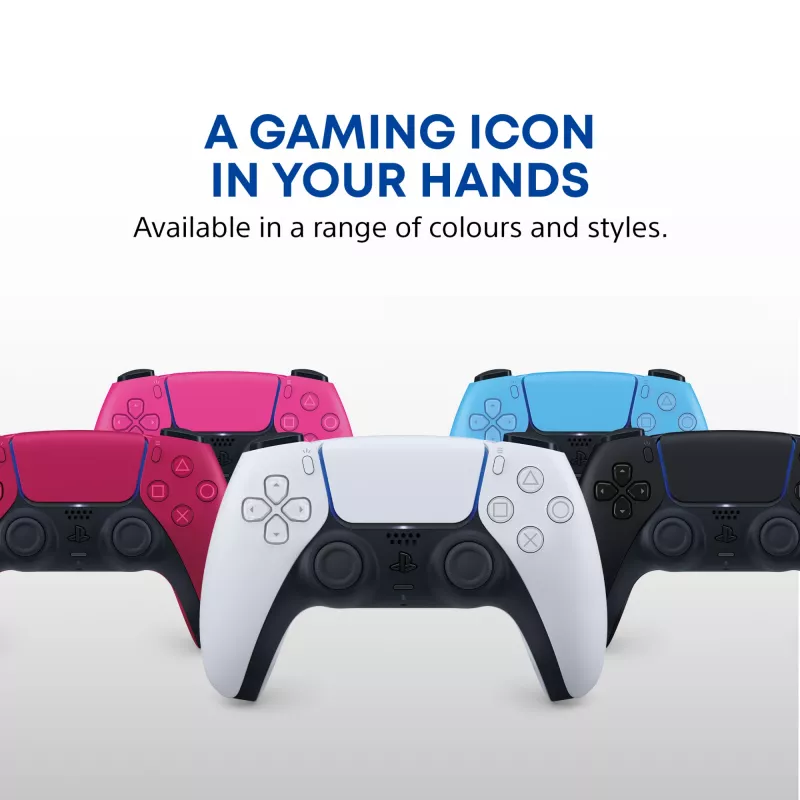 Gamepad Sony DualSense Wireless Controller V2 – PlayStation 5, Bluetooth/USB, USB-C, ingebouwde accu, wit