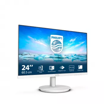 Philips V Line 241V8AW/00 computermonitor 60,5 cm (23,8 inch) 1920 x 1080 pixel Full HD LCD Wit