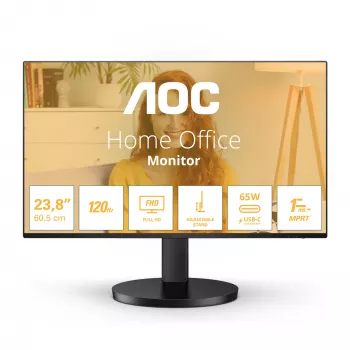 AOC B3 24B3CF2 computermonitor 60,5 cm (23,8 inch) 1920 x 1080 pixel Full HD LED Zwart