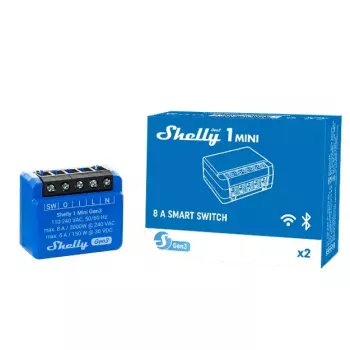 Smart Switch Shelly 1 Mini Gen3 1P Draadloos 110-240V