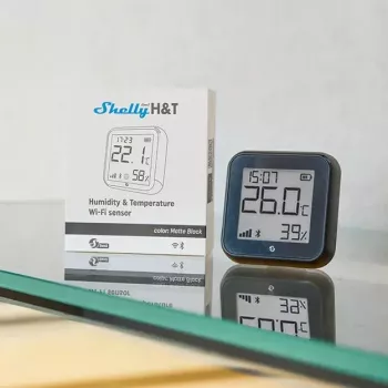 Temperatuur- & vochtigheidssensor Shelly H&T Gen3