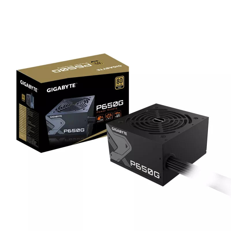 GIGABYTE GP-P650G voeding 650 W 20+4 pin ATX ATX Zwart