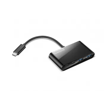 Lenovo GX91L84354 interface-hub USB 3.2 Gen 1 (3.1 Gen 1) Type-C 625 Mbit/s zwart