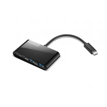 Lenovo GX91L84354 interface-hub USB 3.2 Gen 1 (3.1 Gen 1) Type-C 625 Mbit/s zwart