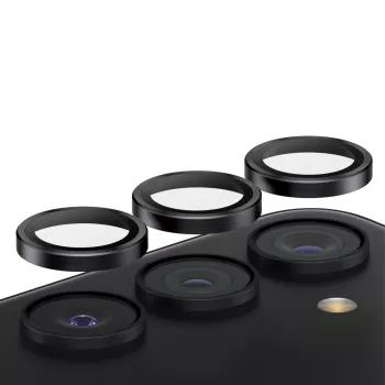 PanzerGlass ® Hoops® cameralensbescherming zwart Samsung Galaxy S24 | S23 | S23+