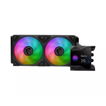 MSI MPG Coreliquid D240 processor vloeistofkoelset 12 cm zwart 1 stuk