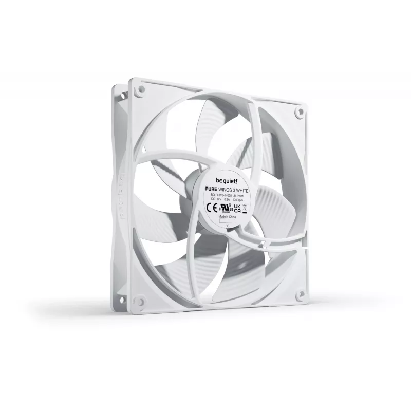 be quiet! Pure Wings 3 140mm PWM wit behuizingsventilator voor computer 14 cm 1 st.