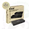CLUB3D DisplayPort/HDMI KVM-switch/dock 4K60Hz voor USB Type-C-ingangen
