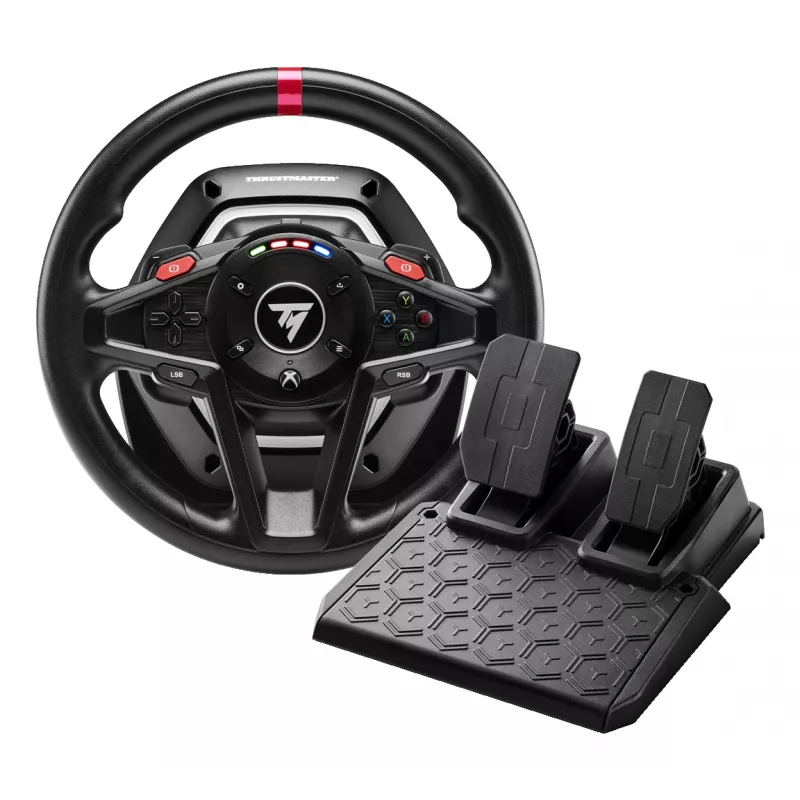 Thrustmaster T128 Shifter Pack zwart USB stuurwiel + pedalen analoog pc, Xbox