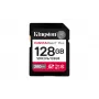 Kingston Technology 128 GB Canvas React Plus SDXC UHS-II 280R/100W U3 V60 voor Full HD/4K