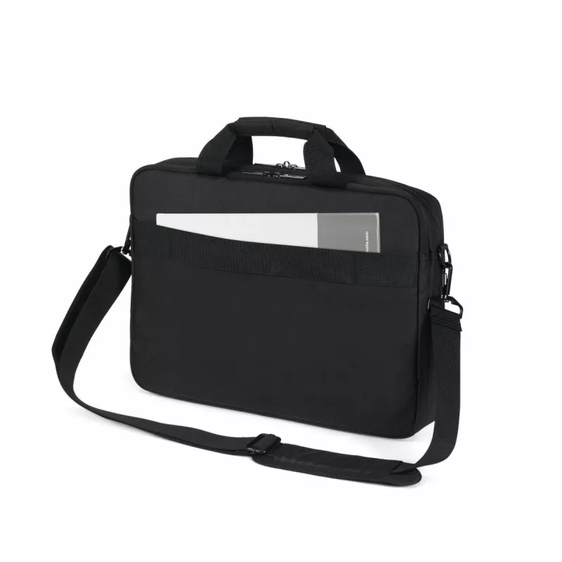 DICOTA Eco Top Traveller Core - 15-17.3in notebooktas - zwart / 300d 100% gerecycled PET-polyester