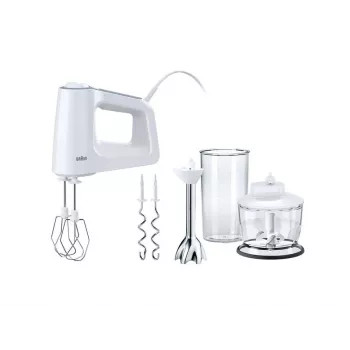 Braun MultiMix 3 HM 3137 WH handmixer 500 W wit