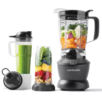 Staafmixer NUTRIBULLET NBF500DG — 1,9-L-kan, 1200 W, ijs crushen, zilver