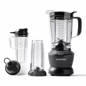 Staafmixer NUTRIBULLET NBF500DG — 1,9-L-kan, 1200 W, ijs crushen, zilver