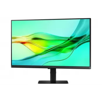 Monitor Samsung S60UD 27 inch Quad HD IPS LCD 2560×1440, 5 ms, USB 3.2-hub, VESA, in hoogte verstelbaar, zwart