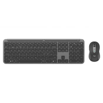 LOGITECH Signature Slim Combo Mk950 - draadloos toetsenbord/muis - grafiet - QWERTY grafiet Deens/Noors/Zweeds/Fins