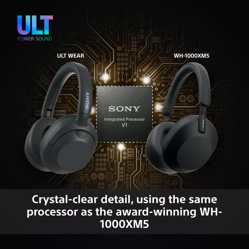 Headset Sony ULT WEAR monaural USB/Bluetooth 5.2, ANC, 30–50 h accu, 3,5 mm, USB‑C-laden, 255 g