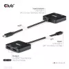 CLUB3D USB-C®-hub naar dual HDMI™ 4K60Hz M/F+PD3.0 100 W