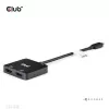 CLUB3D USB-C®-hub naar dual HDMI™ 4K60Hz M/F+PD3.0 100 W