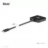 CLUB3D USB-C®-hub naar dual HDMI™ 4K60Hz M/F+PD3.0 100 W
