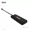 Club3D CSV-1548 USB-C-hub, 4x USB-C 10 Gbps, 100W PD, zwart