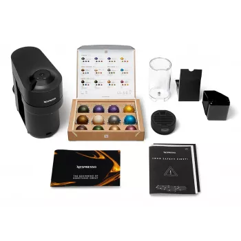 De’Longhi NESPRESSO® Vertuo Pop ENV90.B - Liquorice zwart, capsulekoffiemachine, 0,56 L, koffiecapsule, 1260 W, zwart