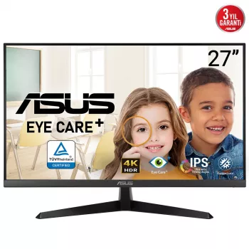 ASUS VY27UQ computermonitor 68,6 cm (27 inch) 3840 x 2160 pixel 4K Ultra HD LCD zwart