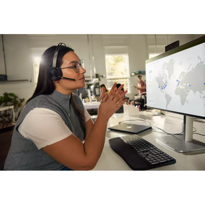 HP Poly Voyager Focus 2 Microsoft Teams Certified USB-C-C-headset +USB-C/A-adapter +laadstation
