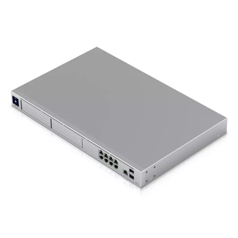 Managed switch UBIQUITI UniFi Dream Machine Pro Max, 9-poorts 2.5G Ethernet, 1U-rack, 2×SFP+, 10G-ondersteuning, 60W vermogen