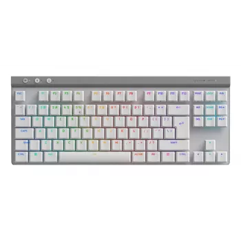 Toetsenbord Logitech G G515 Gaming USB RF draadloos Bluetooth QWERTY US International wit