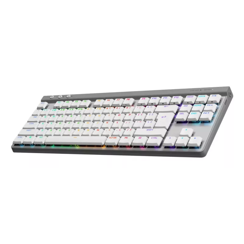 Toetsenbord Logitech G G515 Gaming USB RF draadloos Bluetooth QWERTY US International wit