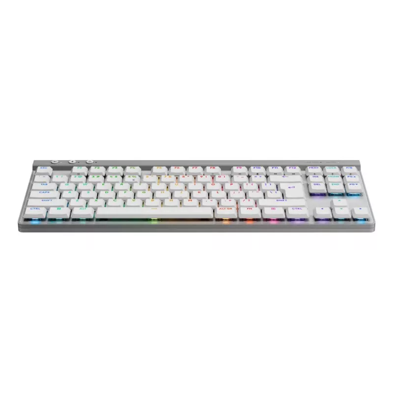 Toetsenbord Logitech G G515 Gaming USB RF draadloos Bluetooth QWERTY US International wit