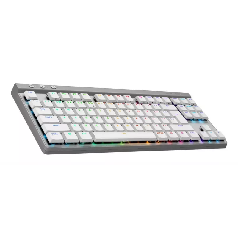 Toetsenbord Logitech G G515 Gaming USB RF draadloos Bluetooth QWERTY US International wit