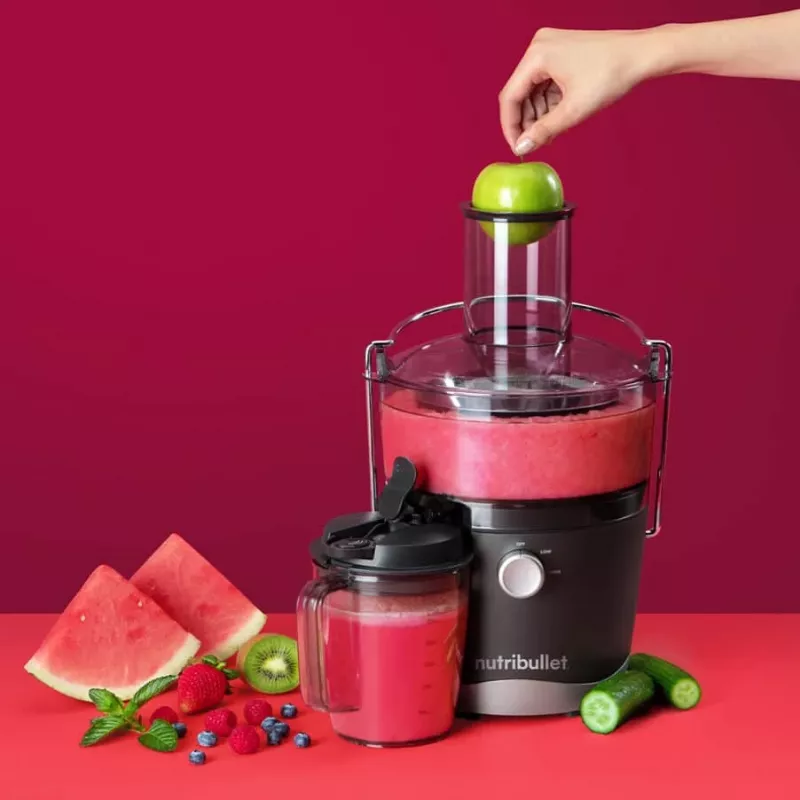 NutriBullet NBJ100G sapcentrifuge 800 W zwart, grijs