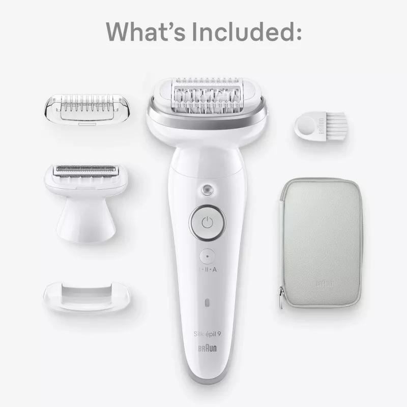 Epilator Braun Silk-épil 9 9-041 40 pincetten zilver