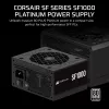 Corsair SF1000 SFX-voeding, 1000 W, 80 PLUS Platinum, volledig modulair (CP-9020257-EU)