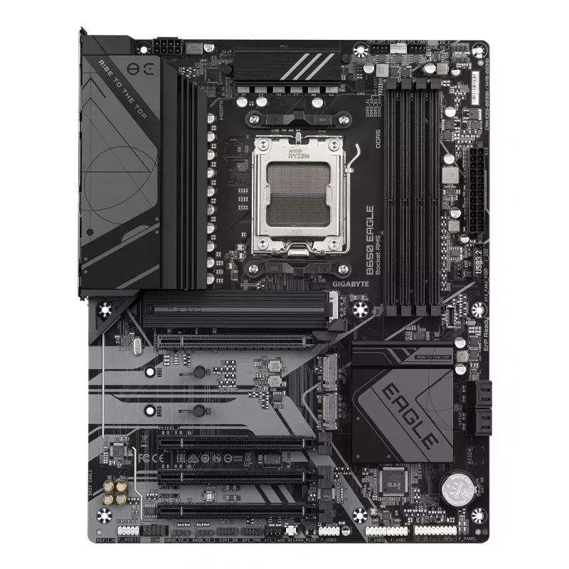 Moederbord GIGABYTE B650 EAGLE ATX, AMD B650-chipset, socket AM5, DDR5, 4x DIMM, 3x M.2, PCIe 5.0 x16
