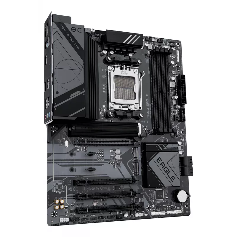 Moederbord GIGABYTE B650 EAGLE ATX, AMD B650-chipset, socket AM5, DDR5, 4x DIMM, 3x M.2, PCIe 5.0 x16