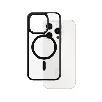 PanzerGlass CARE™ by ® Urban Combat Case transparant met zwarte MagSafe voor iPhone 15 Pro