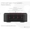 Mobiel apparaat-oplader CLUB3D CAC-1918 universeel zwart AC 4 USB Type-C aansluitingen