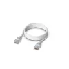 Netwerk-patchkabel UBIQUITI UACC-Cable-Patch-EL-1M-W — Cat6, 1 m, 2,5 GbE, PoE++ (4PPoE), transparant, RJ-45 stekker–stekker