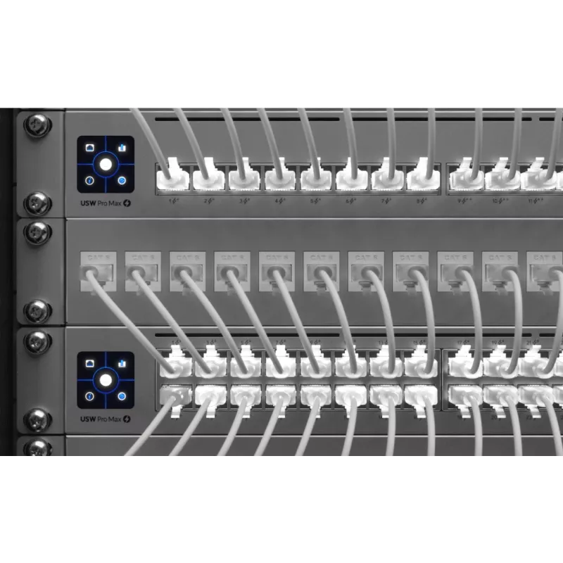 Netwerk-patchkabel UBIQUITI UACC-Cable-Patch-EL-1M-W — Cat6, 1 m, 2,5 GbE, PoE++ (4PPoE), transparant, RJ-45 stekker–stekker