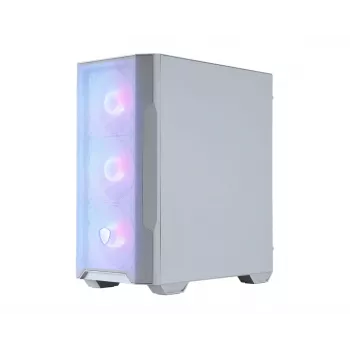 PC-behuizing MSI MAG FORGE M100R midi-tower transparant, wit