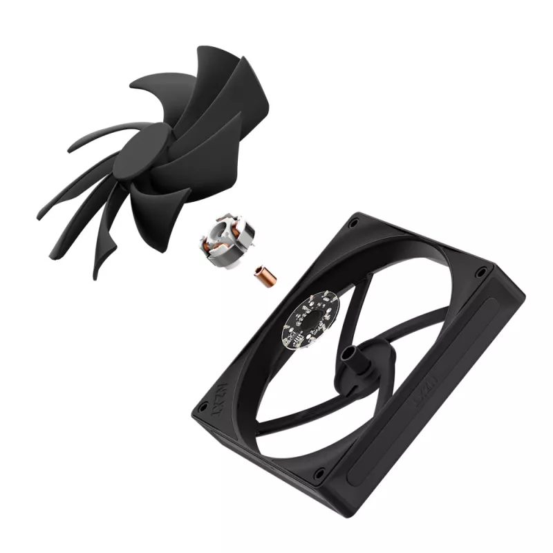 NZXT koelventilator F140q 140mm zwart Quiet Airflow