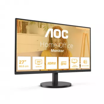 AOC B3 U27B3M computermonitor 68,6 cm (27 inch) 3840 x 2160 pixels 4K Ultra HD LCD zwart