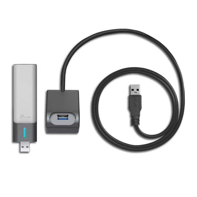 Draadloze USB-adapter TP-Link Archer AX3000 (Archer TX50UH) – dualband Wi‑Fi 6, USB 3.2 Gen1, tot 3000 Mbps, interne antenne, Windows 11