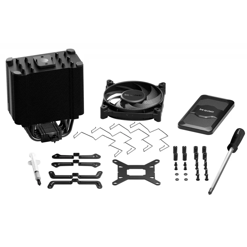 be quiet! DARK ROCK 5 processor-luchtkoeler 12 cm zwart 1 stk.